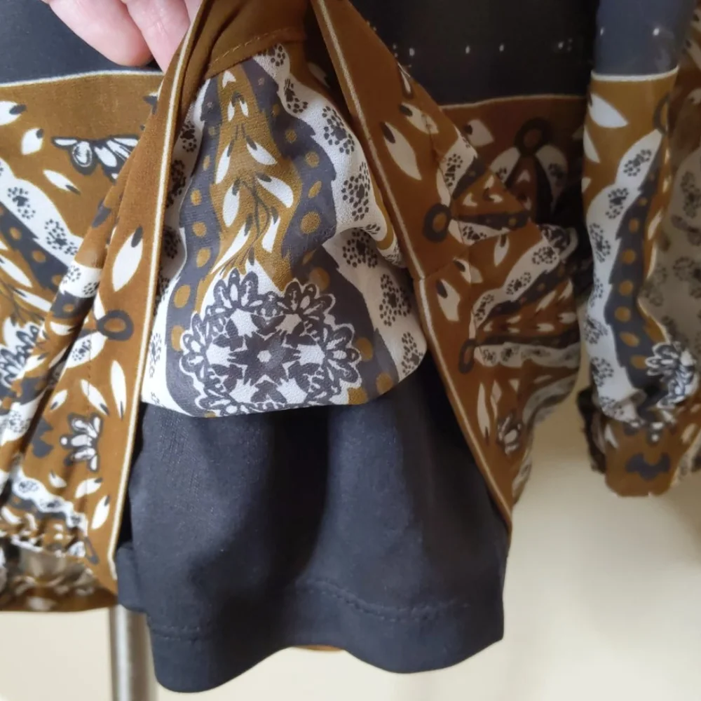 Japna Romper Black with Print Size Small